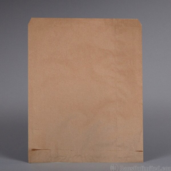 Flat Merchandise Bags. Natural Kraf